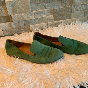 Altiebassi Green Suede Loafers